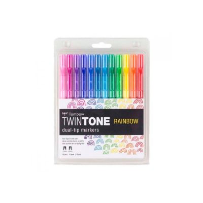 TOMBOW Marcadores Twintone, Rainbow
