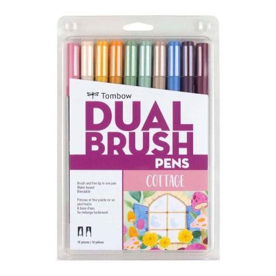 TOMBOW Set 10 marcadores Dual Brush Pen Cottage