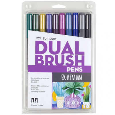 TOMBOW Set 10 marcadores Dual Brush Pen Bohemia