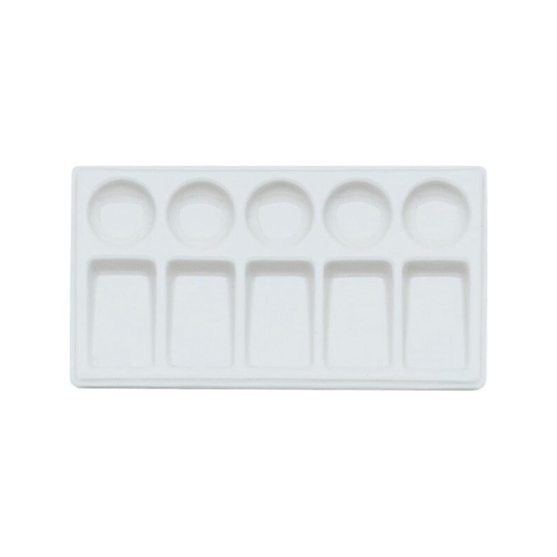 AMI Paleta mezcladora de porcelana Rectangular