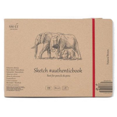 SMLT Album Authentic A5 Sketch hoja marrón