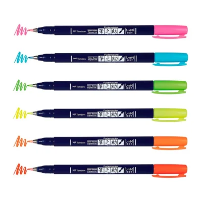 TOMBOW marcadores Fudenosuke Neon
