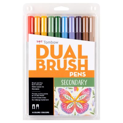 TOMBOW Set 10 marcadores Dual Brush Pen - Secondary