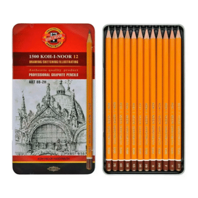 Lapices grafito profesionales, 12 unidades