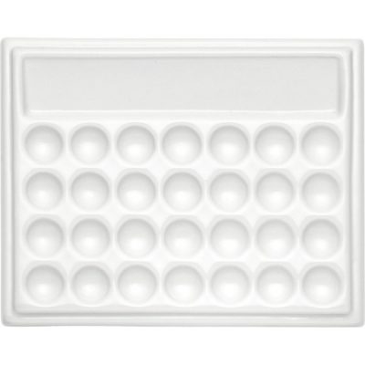 AMI Paleta mezcladora de Porcelana rectangular
