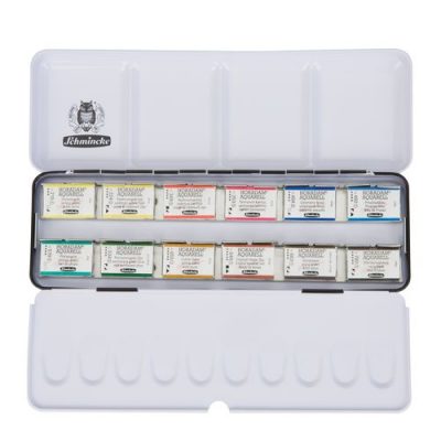 SCHMINCKE Horadam Aquarell Set 12 x 1/1 pan