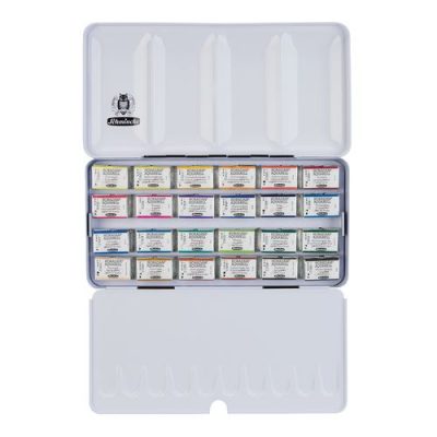 SCHMINCKE Horadam Aquarell Set de acuarelas 24 x 1/1 pan