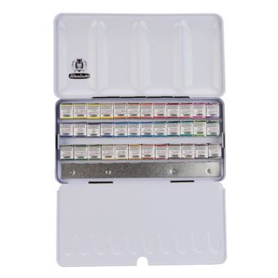 SCHMINCKE Horadam Aquarell Set de acuarelas 36 x 1/2 pan