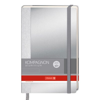 BRUNNEN Kompagnon Libreta A5 aluminio, croquis