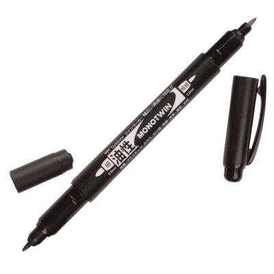 TOMBOW Mono Twin marcador negro doble punta