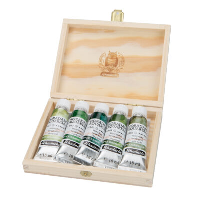 SCHMINCKE Set acuarela Horadam súper granulación Forest 5 x 15 ml