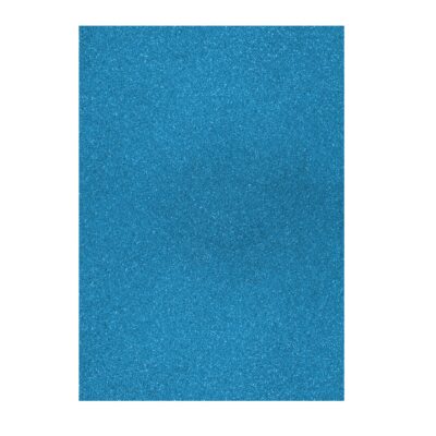 HEYDA Cartón glitter A4, azul