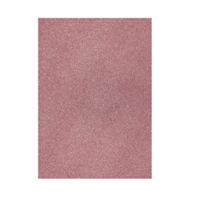 HEYDA Cartón glitter A4, rosa claro