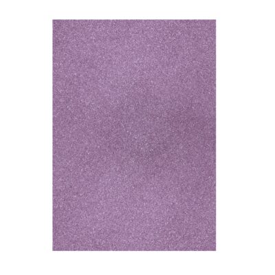 HEYDA Cartón glitter A4, lavanda