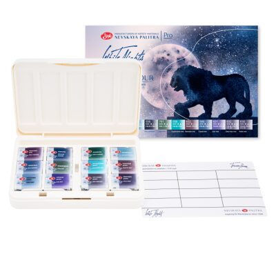 NEVSKAYA PALITRA Set acuarelas White Nights 12 pans