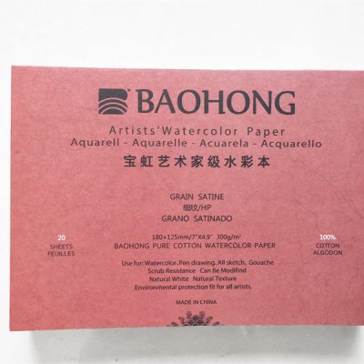BAOHONG Block acuarela artístico