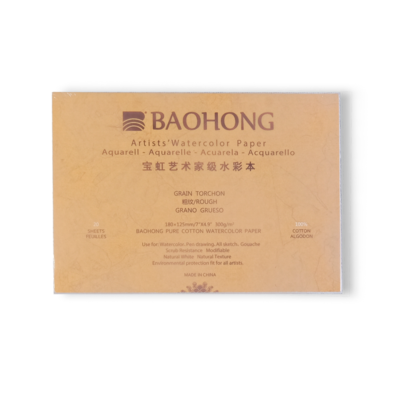 BAOHONG Block acuarela artístico