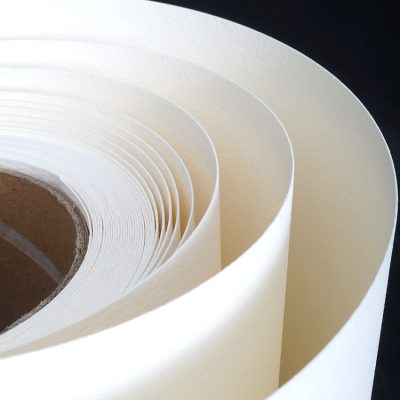 BAOHONG Rollo de papel acuarela 100% algodón, Grano Fino 300 grs 37cms x10 mts