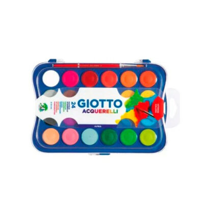 GIOTTO Acuarela 24 colores 30 mm