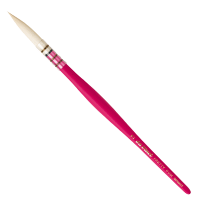 DA VINCI Pincel MOP Pretty Pink Edition, redondo acuarela