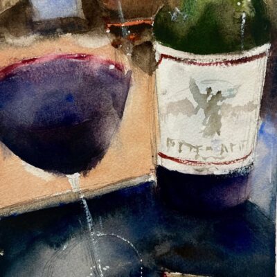 Print Raúl Saldivia, Vino 1, 32 x 24 cm