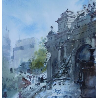 Print César Goldsmith, Santa Lucía, 23 x 32 cm