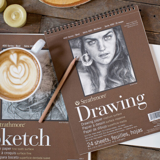 STRATHMORE Croquera Drawing 130 gr, 22,9x 30,5 cm - Imagen 3