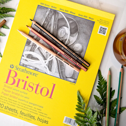 STRATHMORE Block Bristol Vellum 270 gr, 22,9 x 30,5 cm - Imagen 2