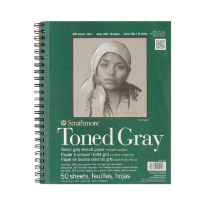 STRATHMORE Croquera Toned Sketch Gray