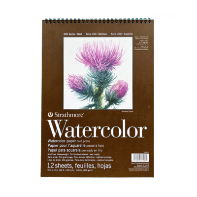 STRATHMORE Croquera Acuarela 300 gr, 22,9 x 30,5 cm