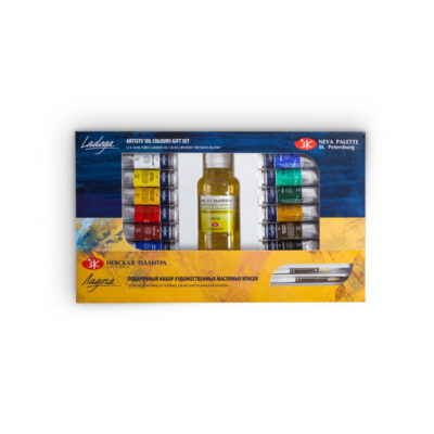 NEVSKAYA PALITRA Set de regalo Óleo Ladoga, 12 colores 18 ml