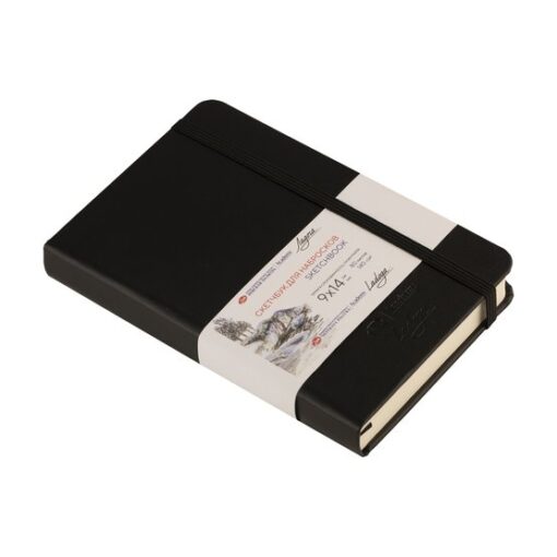 NEVSKAYA PALITRA Libreta Sketchbook negro, 140 gr, 9 x 14 cm - Imagen 2