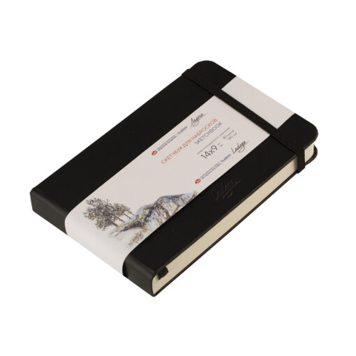 NEVSKAYA PALITRA Libreta Sketchbook negro, 140 gr, 14 x 9 cm - Imagen 2
