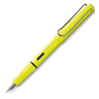 LAMY RETRO Pluma Safari Amarillo Neón